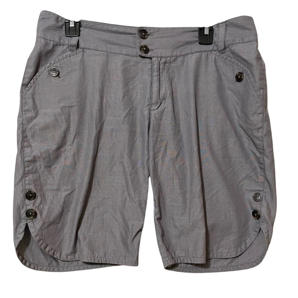 Merrell Grey Casual Hiking Shorts Womens 8 Gorpcore Casual Outdoorsy Gray